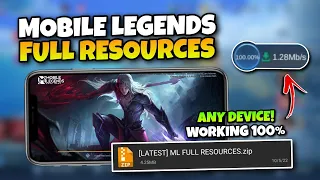 HOW TO FAST DOWNLOAD ML RESOURCES IN MOBILE LEGENDS LATEST PATCH | LEGIT & WORKING 100%