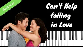 Can't Help Falling in Love - Elvis Presley | BEGINNER Piano Tutorial