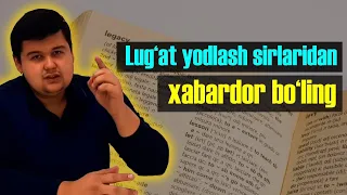 ENG OSON VA TEZ LUG'AT YODLASH USULLARI | MR.NINER