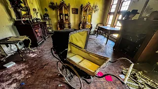 Abandoned Jewish Family Mansion/Everything Left Behind Due To Electrical Fire!!