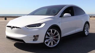 2016 Tesla Model X P90D Signature w/Ludicrous Mode - Power Up, Test Drive & In Depth Review