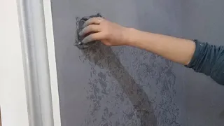 Эффект венецианской штукатурки в покраске стен