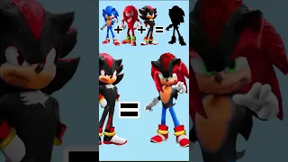 SONIC fusion KNUCKLES fusion SHADOW | what will happen next ? #shorts