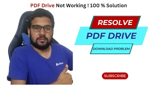 How to resolve PDF Drive Download Problem