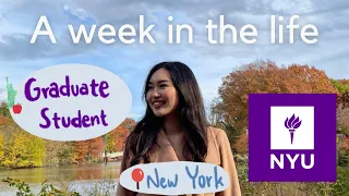 【NYU Vlog】A week in the life of an NYU Graduate Student -UX Design | NYU大学院生のリアルな1週間