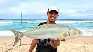 It's All About Chasing SALMON on the perfect BEACH: Suprise Catch!