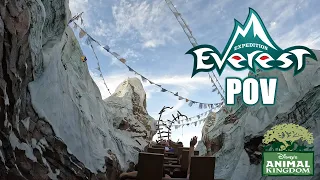 Expedition Everest POV (Back Row, 4K 60 FPS), Disney's Animal Kingdom Vekoma Coaster | Non-Copyright