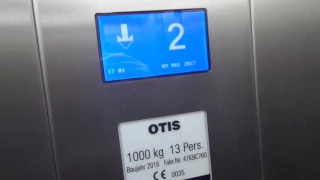 BRAND NEW Otis MRL Traction Elevator at H&M in Downtown Frankfurt, Germany