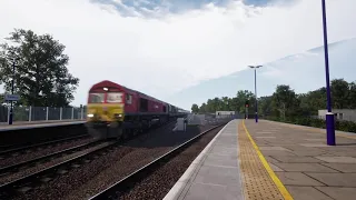 Class 66 Dragging failed HST to Old Oak Common - TSW3