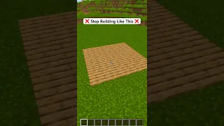 Better Floor in Your Minecraft House! #shorts