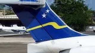 Amazing MD80 Landing SanJuan, HD