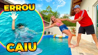 Quem ERRAR a PERGUNTA cai na PISCINA GELADA💦  ‹ Morgana Santana ›