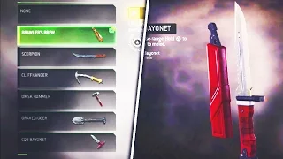 ALL 6 "MELEE WEAPONS" IN MODERN WARFARE REMASTERED! MWR NEW DLC WEAPONS REVEALED! (MWR Supply Drops)