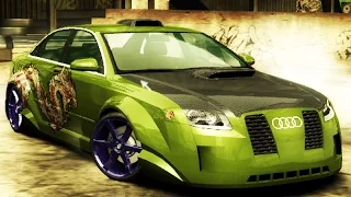 Race Audi A4 FSI Quattro | NFSMW Lan Playing Seru part1