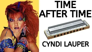 Time After Time - Cyndi Lauper harmonica lesson + free harp tabs