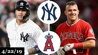 New York Yankees vs Los Angeles Angels Highlights | April 22, 2019