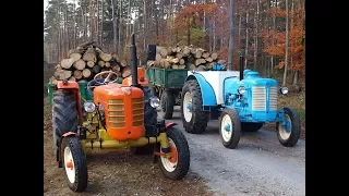 Wywóz drewna - Zetor 50 Super & Zetor 4011