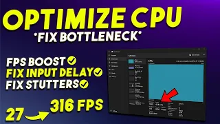 How to Optimize CPU & Fix CPU Bottleneck For GAMING! (Get MAX FPS & Performance In 2023)