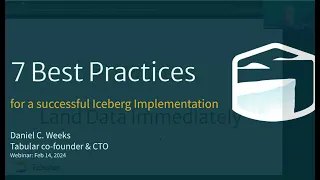 Apache Iceberg best practices - compute engines