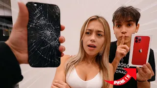 Destroying My Girlfriend's Phone, Then Giving Her an iPhone 13