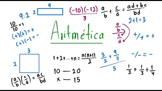 TODO lo que debes saber de ARITMÉTICA