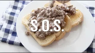 How to make: S.O.S. (Creamy Hamburger Gravy)