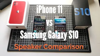 iPhone 11 vs Samsung Galaxy S10 | Speaker Comparison