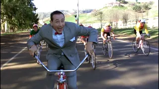 Pee-wee's Big Adventure (1985) by Tim Burton, Clip: Pee-wee (dreams he) wins the Tour de France!