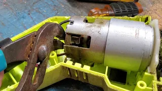 Removing String Head from Ryobi 40 volt Weed Eater (Grass Trimmer)