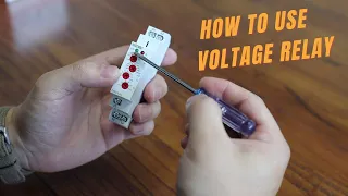 How to use the voltage relay GRV8-01 | Geya Electric