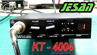 ANOTHER FAIRLY RARE FIND - JESAN KT-4004 UK FM CB RADIO - REPAIR AND SERVICE