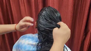 Head massage with hair cracking | 100 ml hair oil | Requested Video |Doorway To Beauty