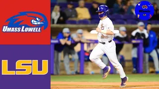 UMass Lowell vs #22 LSU (Game 1) | 2020 College Baseball Highlights