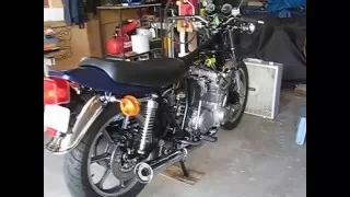 1977 KZ650 Running GSXR 33mm Flat Slides