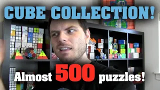 My Collection 2018   almost 500 Cubes! (mini studio tour)