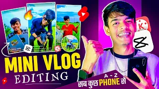 Pro Mini Vlog Editing Kaise Karen 🔥|How To Edit Mini Vlog| Mini Vlogs @shuvo-vlogs