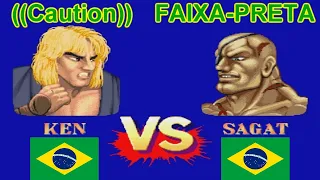 Street Fighter II': Champion Edition - ((Caution)) vs FAIXA-PRETA