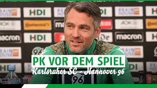 RE-LIVE: Die PK vor dem Spiel | Karlsruher SC - Hannover 96