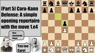 [Part 5] Caro-Kann Defense: A simple opening repertoire with 1.e4