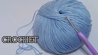 Don't regret not seeing this stitch and discover it now! New crochet stitch