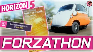 How to do FORZATHON BUBBLE TROUBLE Forza Horizon 5 Forzathon Weekly Challenge Guide