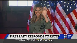 First Lady responds to riots