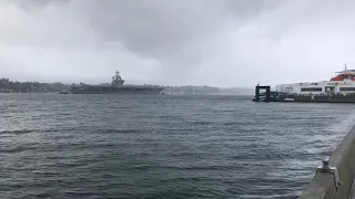 USS Nimitz homecoming to Bremerton WA 3/7/21