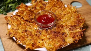 THE CRISPIEST HASH BROWNS! The SECRET of cooking HASH-BROWNS lies in this recipe!