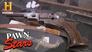 Pawn Stars: RARE Colt Paterson Revolver is the HOLY GRAIL for Gun Collectors (Season 6) | History