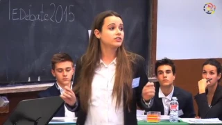 Final VI Torneo Escolar de Debate   Comunidad de Madrid 2015