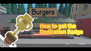 How to get the Serious Dedication Badge FAST in Cook Burgers (Roblox)