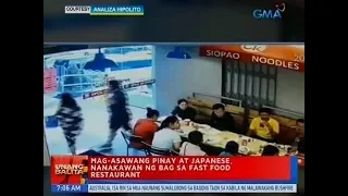 UB: Mag-asawang Pinay at Japanese, nanakawan ng bag sa fast food restaurant