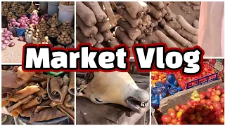 Nigerian Local market vlog. Prices of items in 2023. New month food shopping. Local food in Nigeria