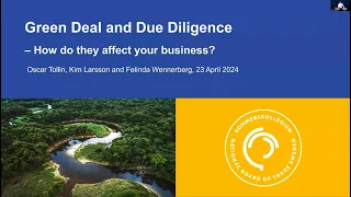 Webinar 2024-04-23: Green Deal and Due Diligence